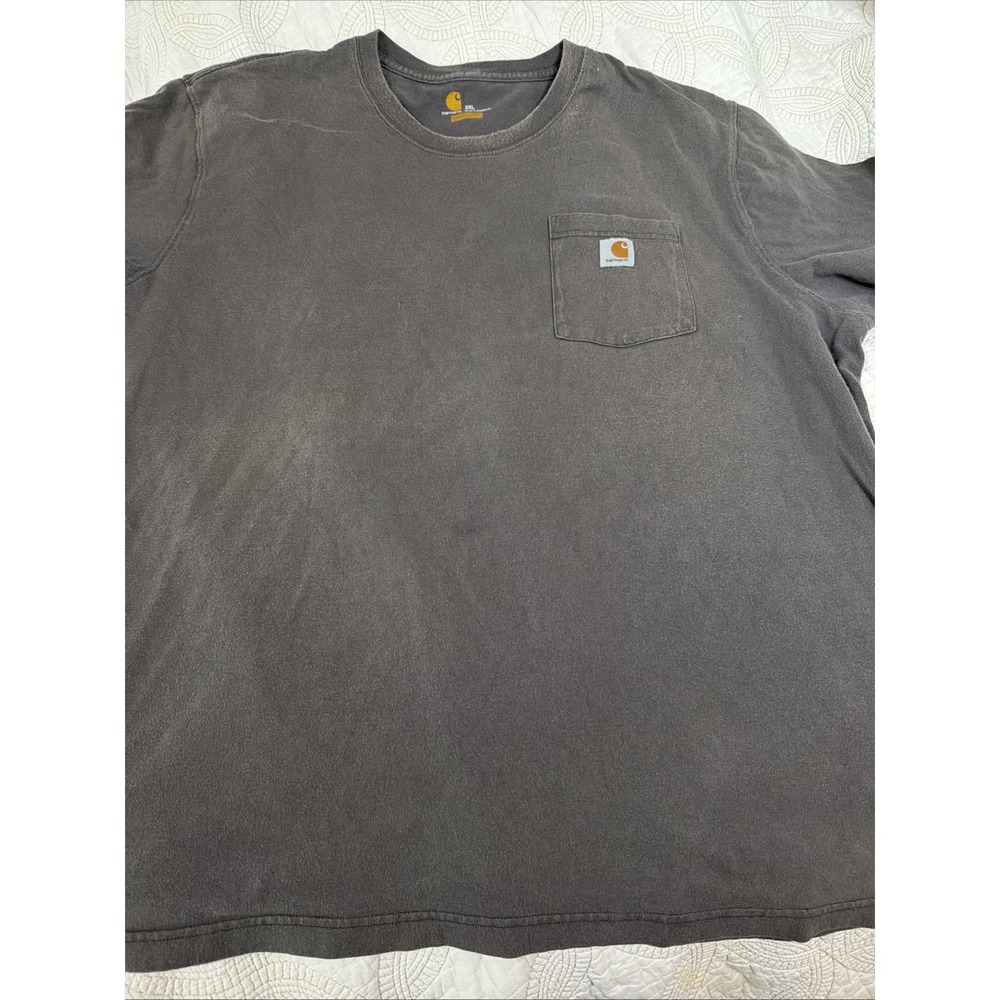 Men's Vintage K87 Carhartt T-Shirt Sz‎ 3XL Loose Fit Short Sleeve Dark Gray 2014